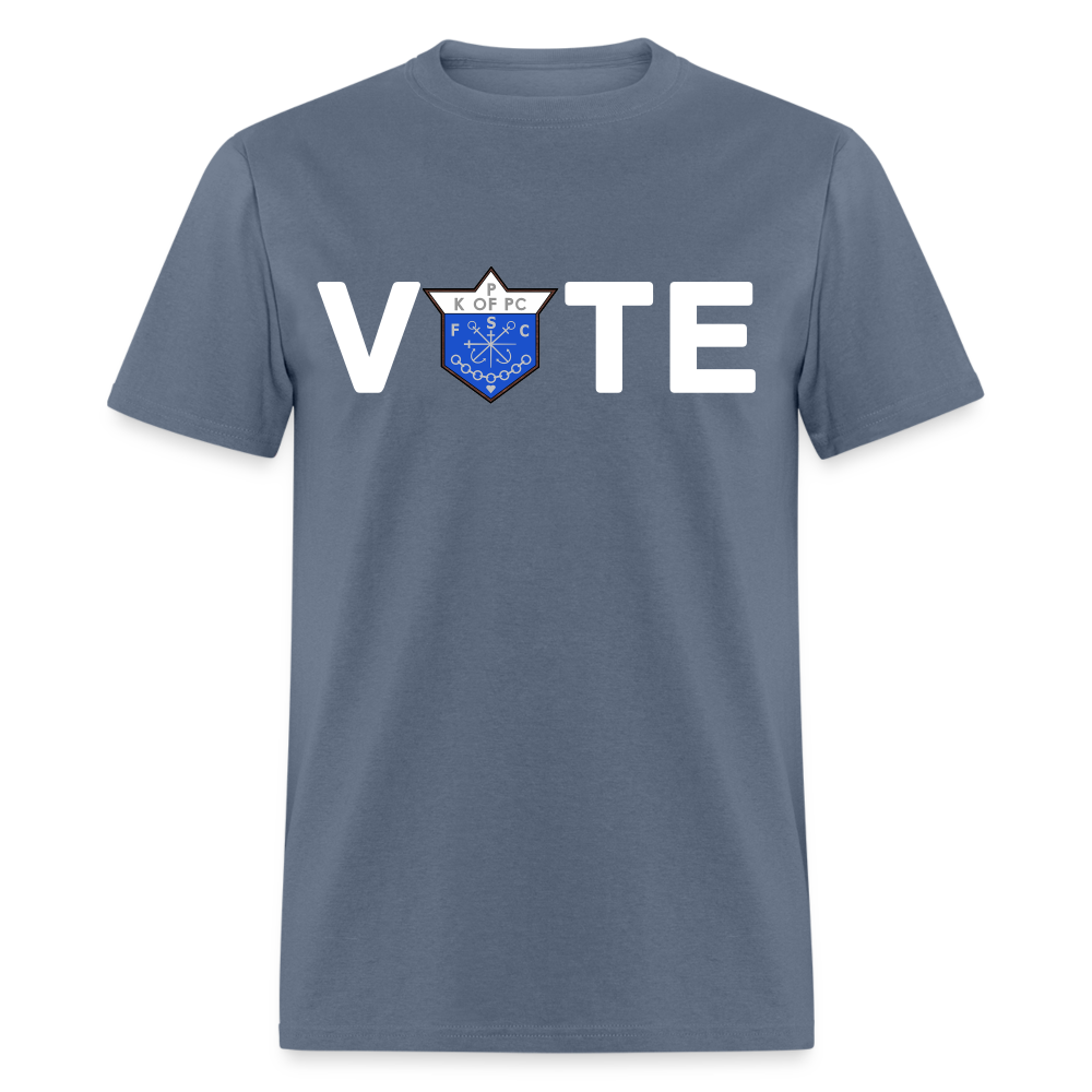 CLAVERS VOTE T-SHIRT - denim