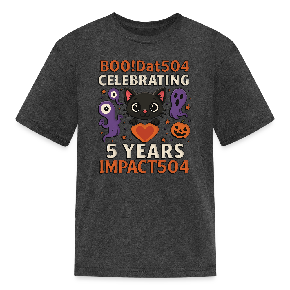 Kids' T-Shirt - heather black