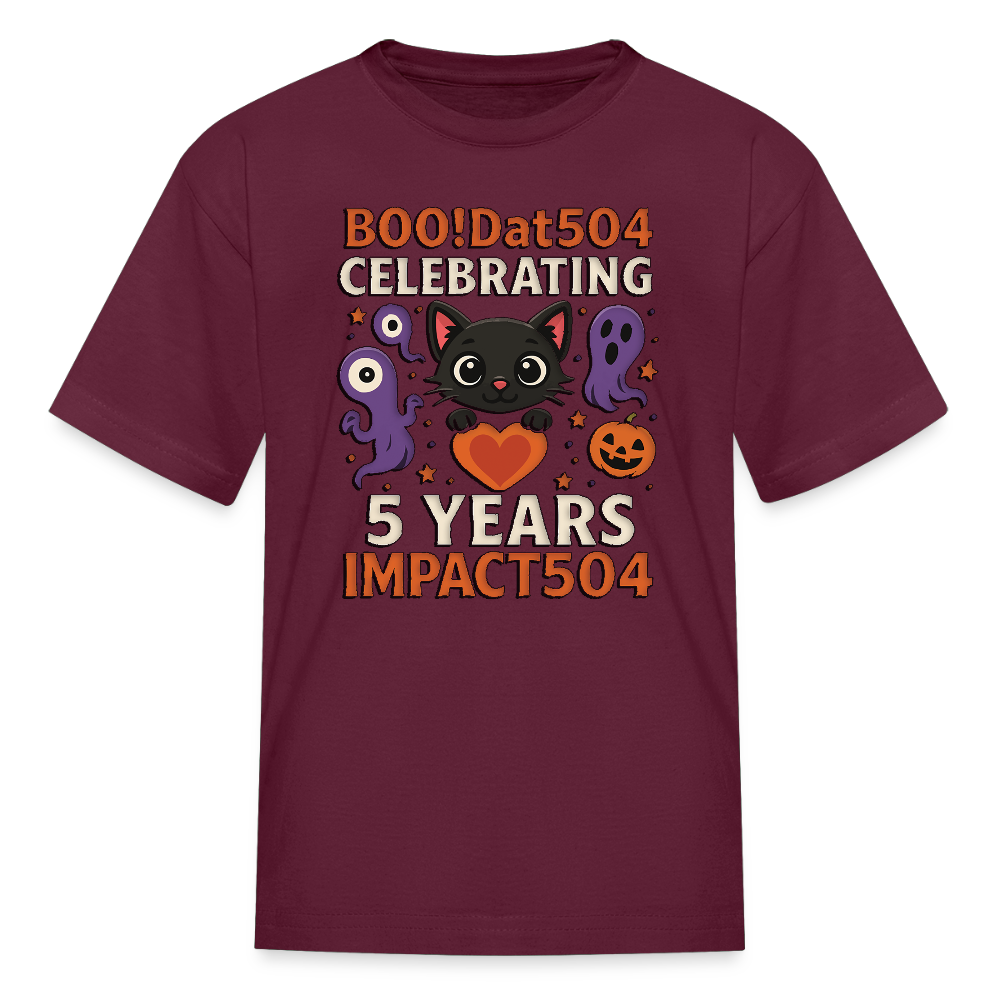 Kids' T-Shirt - burgundy