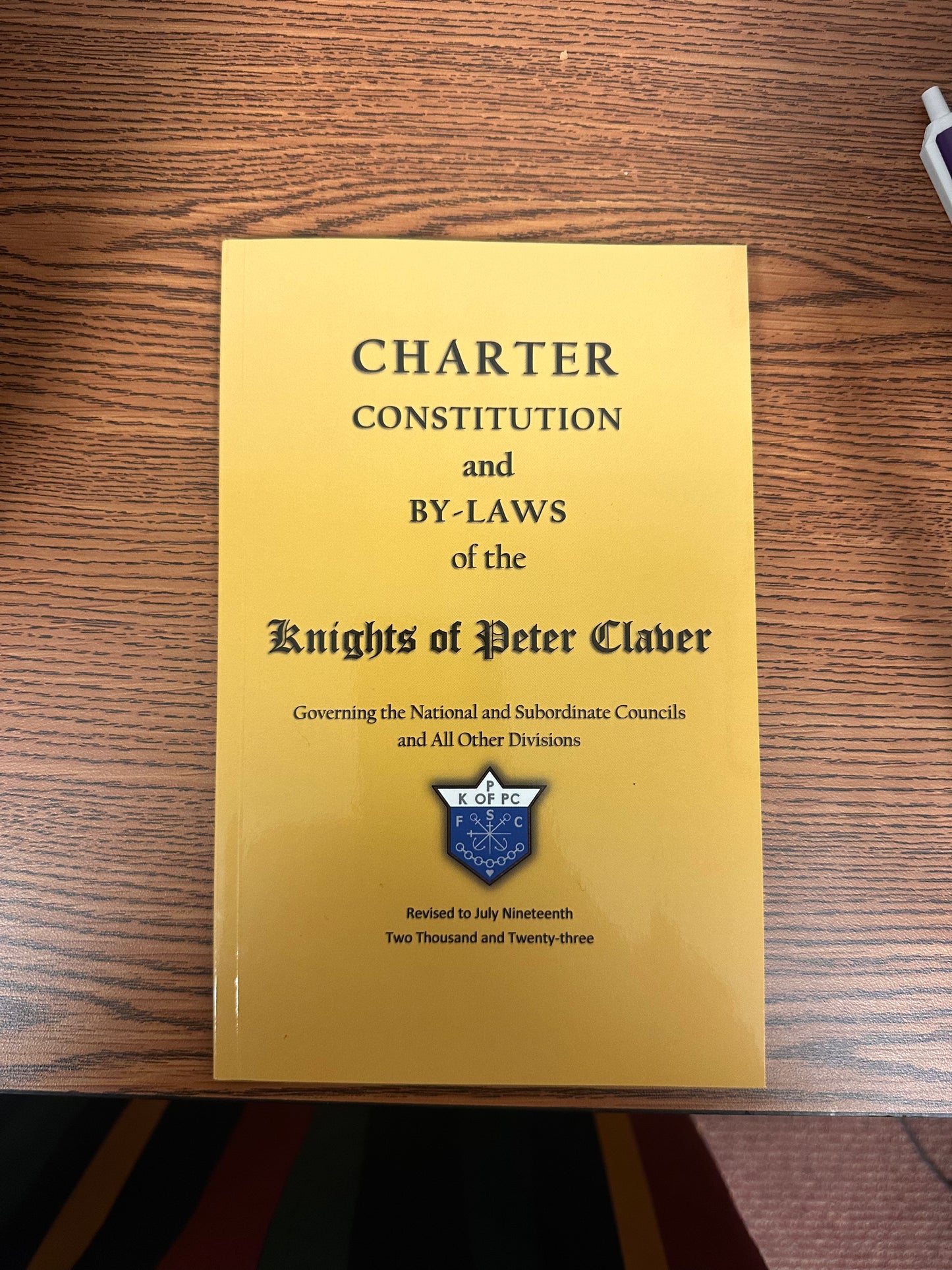 Constitution Book - Knights