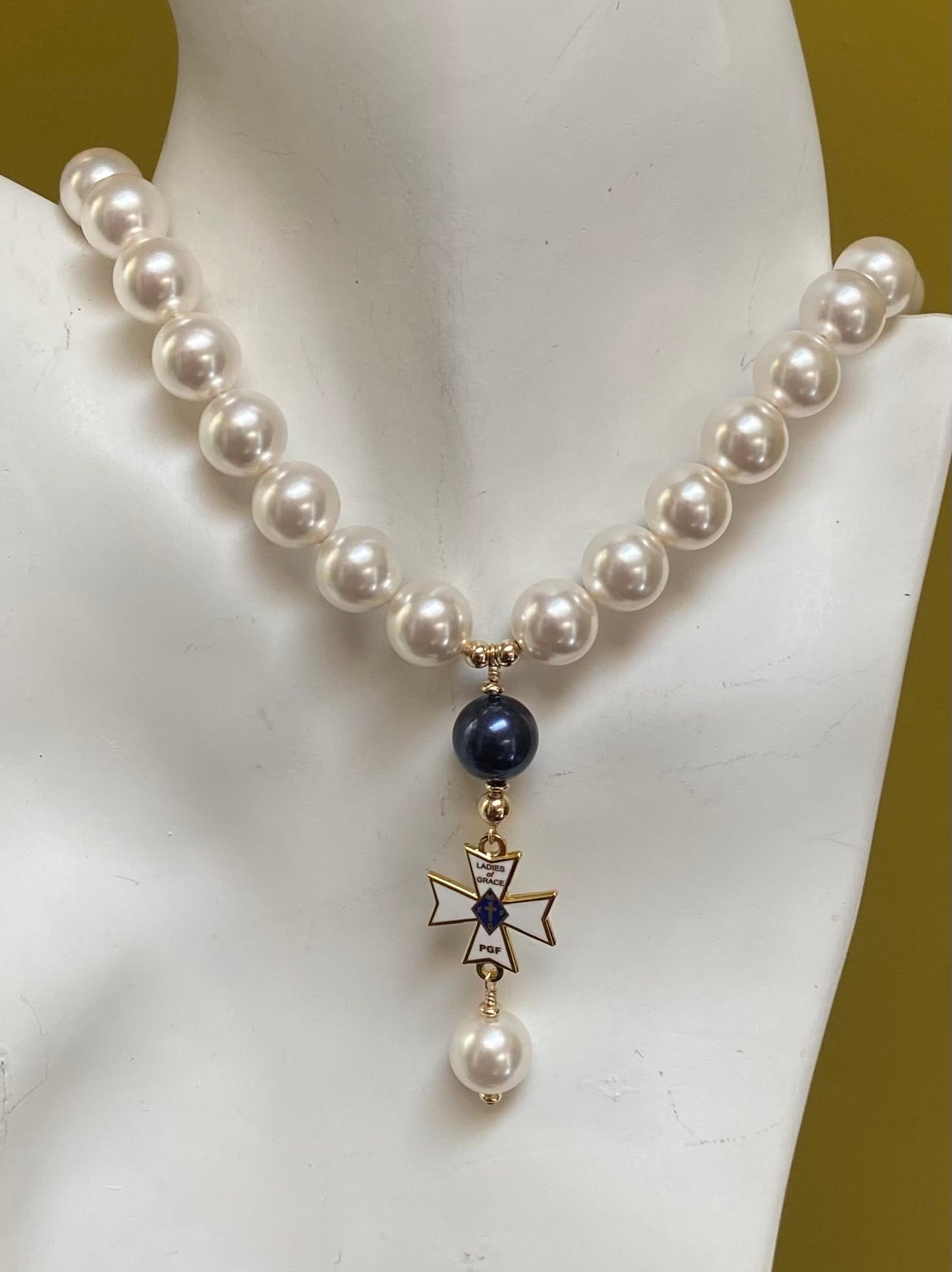 Necklace - Crystal Passion Pearls with 14K Gold-Filled Clasp JbyR
