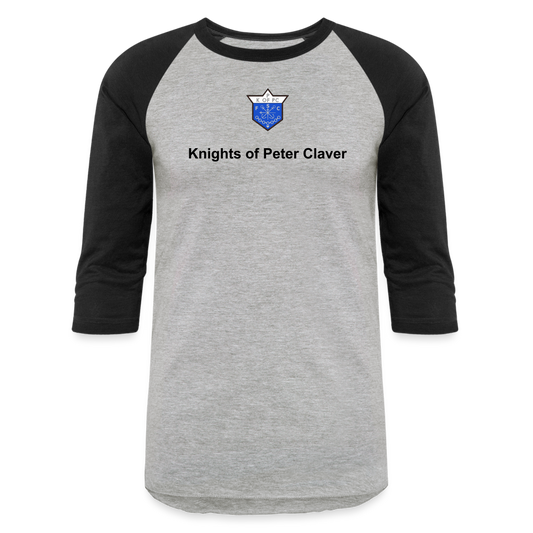 Knights Baseball T-Shirt - heather gray/black