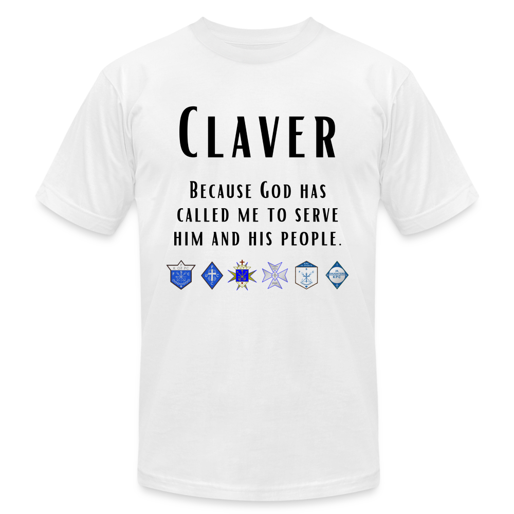 Oh to be a CLAVER shirt - white