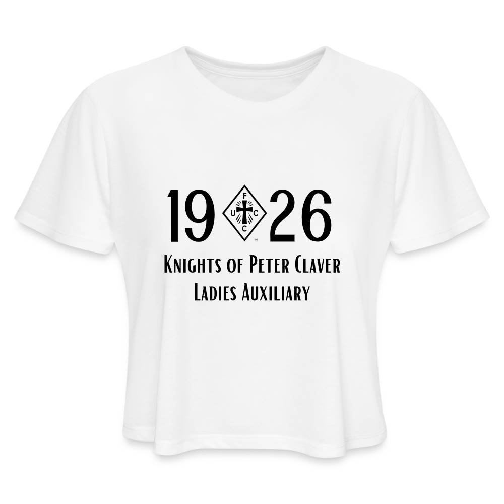 Women's Cropped T-Shirt - white