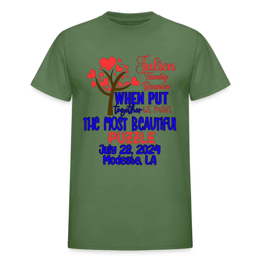 Gildan Ultra Cotton Adult T-Shirt - military green