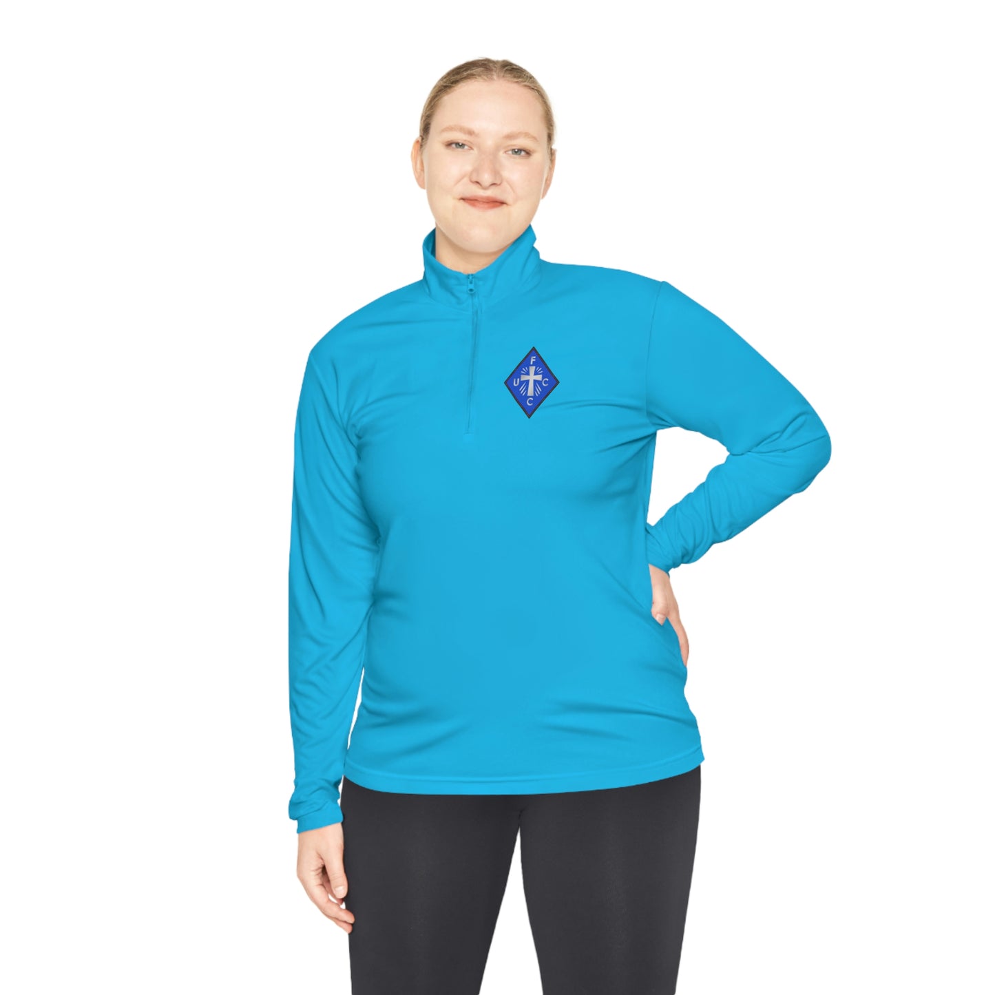 Ladies Unisex Quarter-Zip Pullover