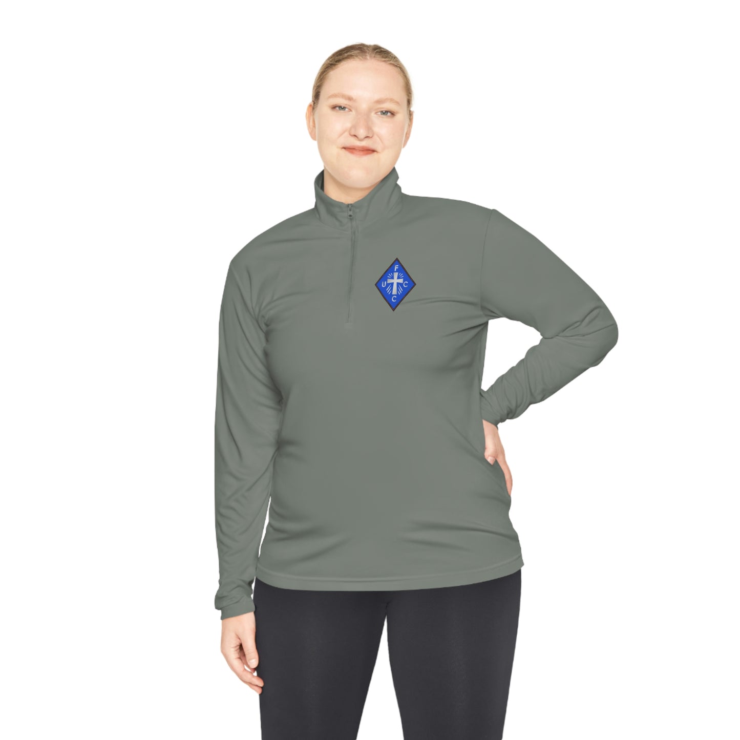 Ladies Unisex Quarter-Zip Pullover
