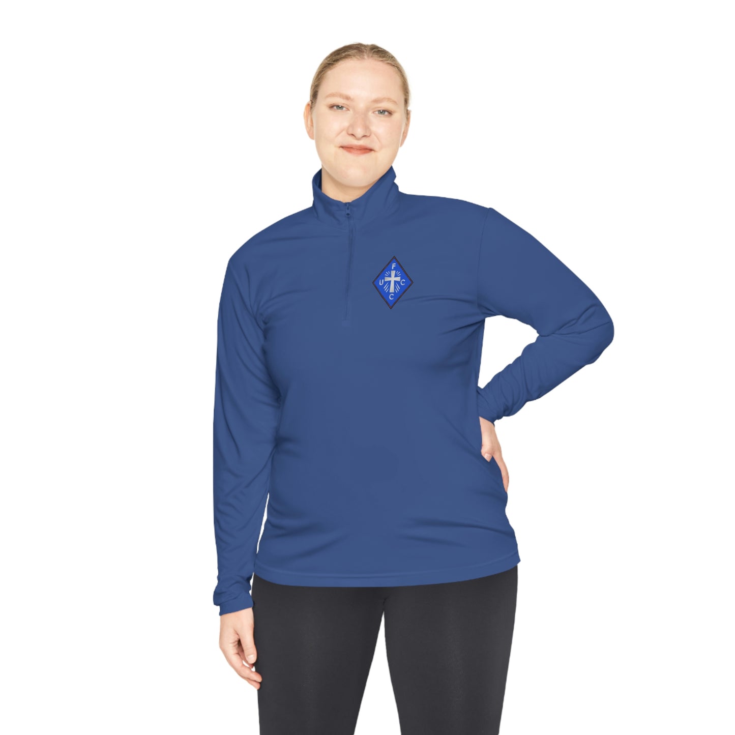 Ladies Unisex Quarter-Zip Pullover