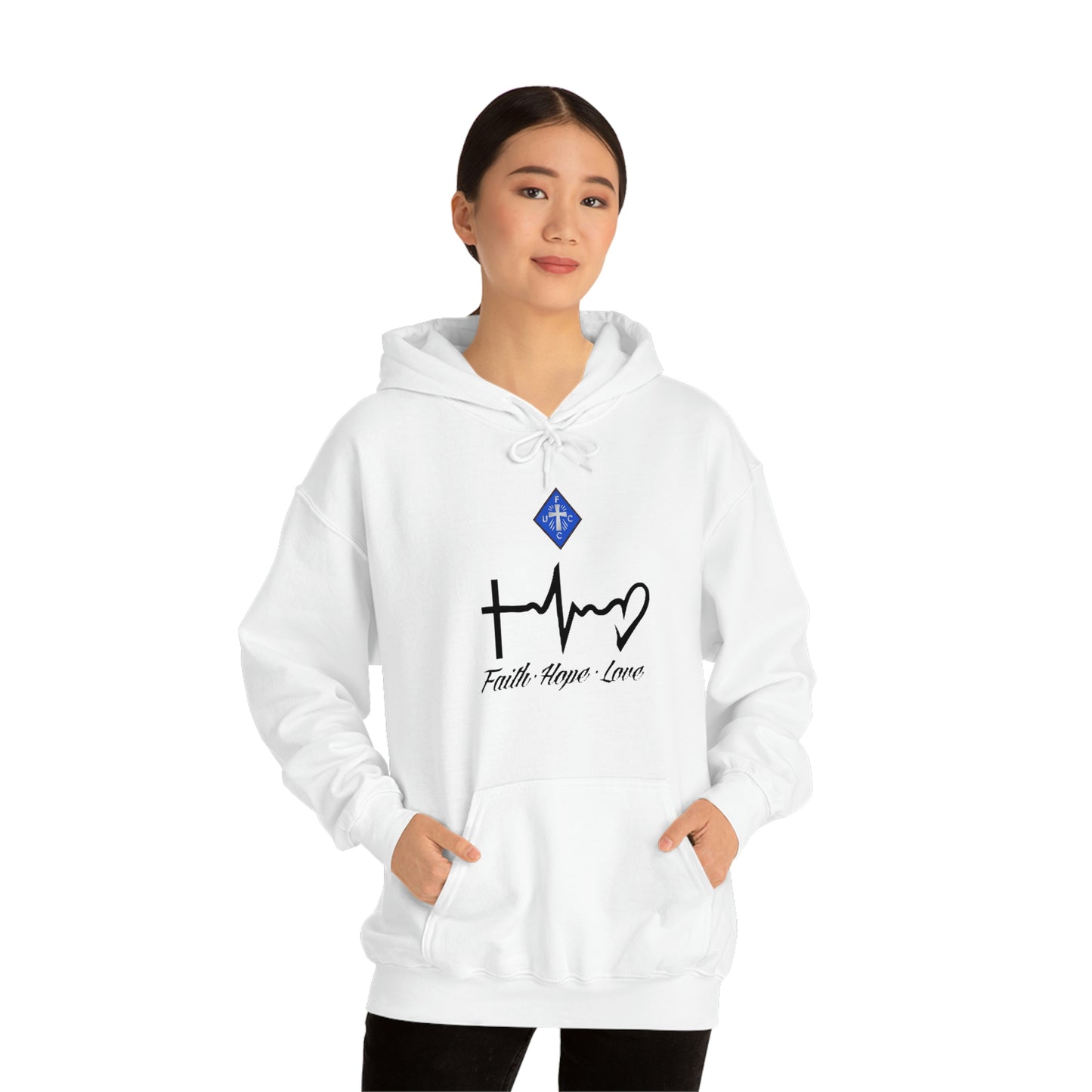 Ladies Faith-Hope-Love Hooded Sweatshirt
