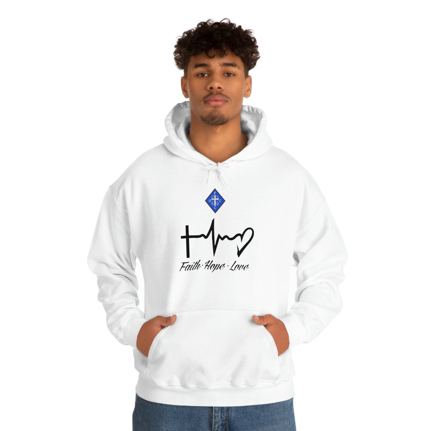 Ladies Faith-Hope-Love Hooded Sweatshirt