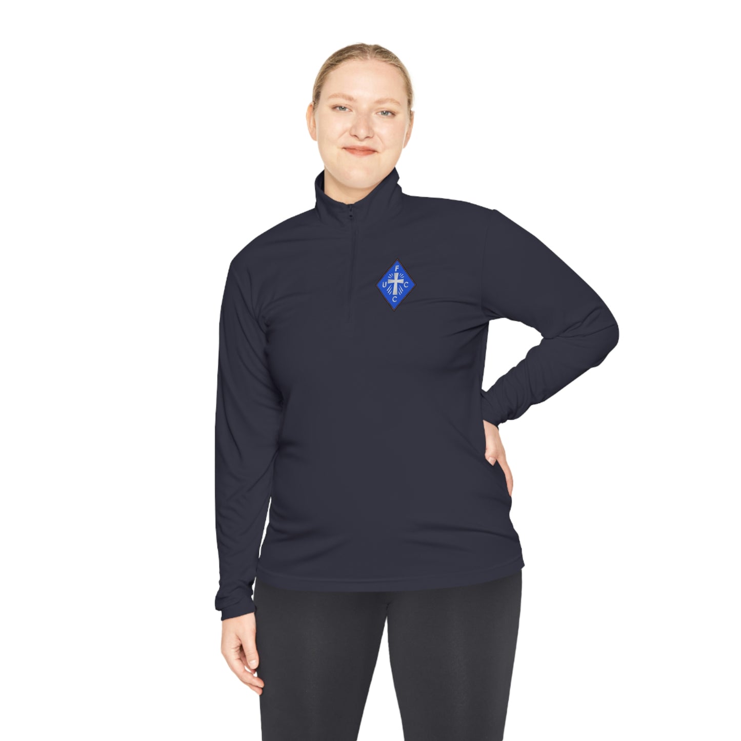 Ladies Unisex Quarter-Zip Pullover