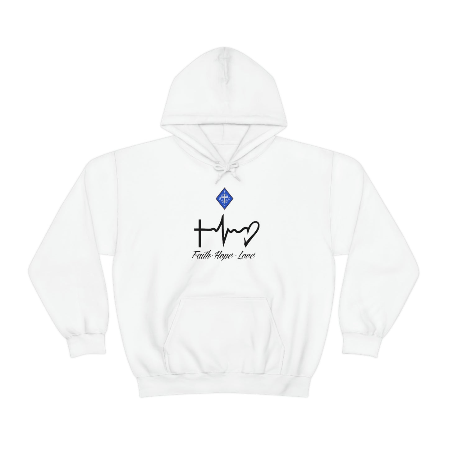 Ladies Faith-Hope-Love Hooded Sweatshirt