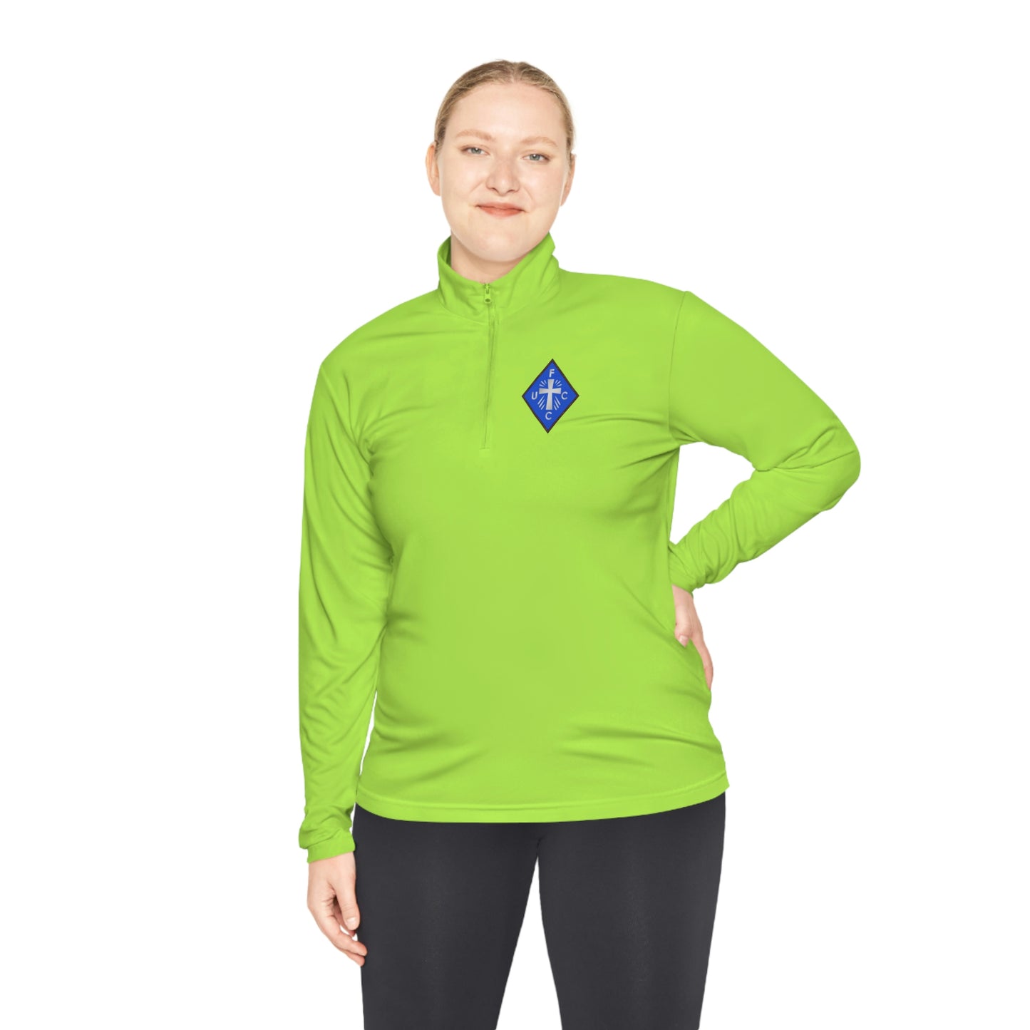 Ladies Unisex Quarter-Zip Pullover