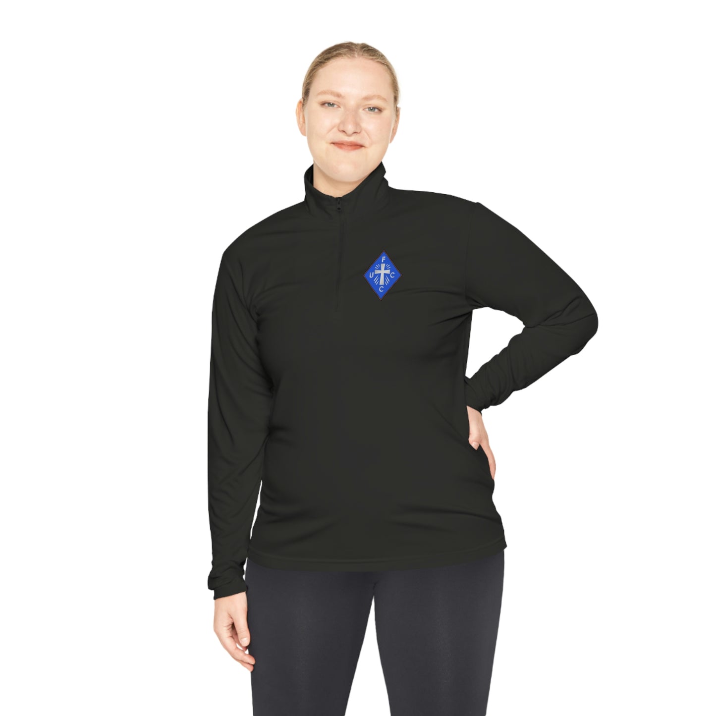 Ladies Unisex Quarter-Zip Pullover