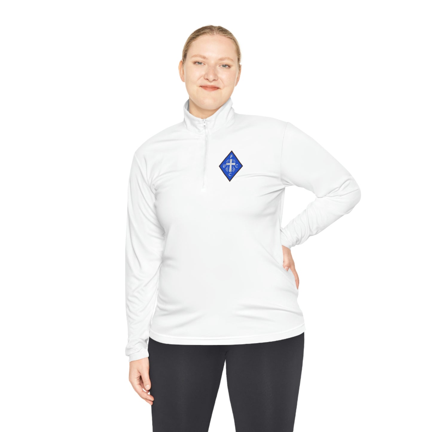 Ladies Unisex Quarter-Zip Pullover