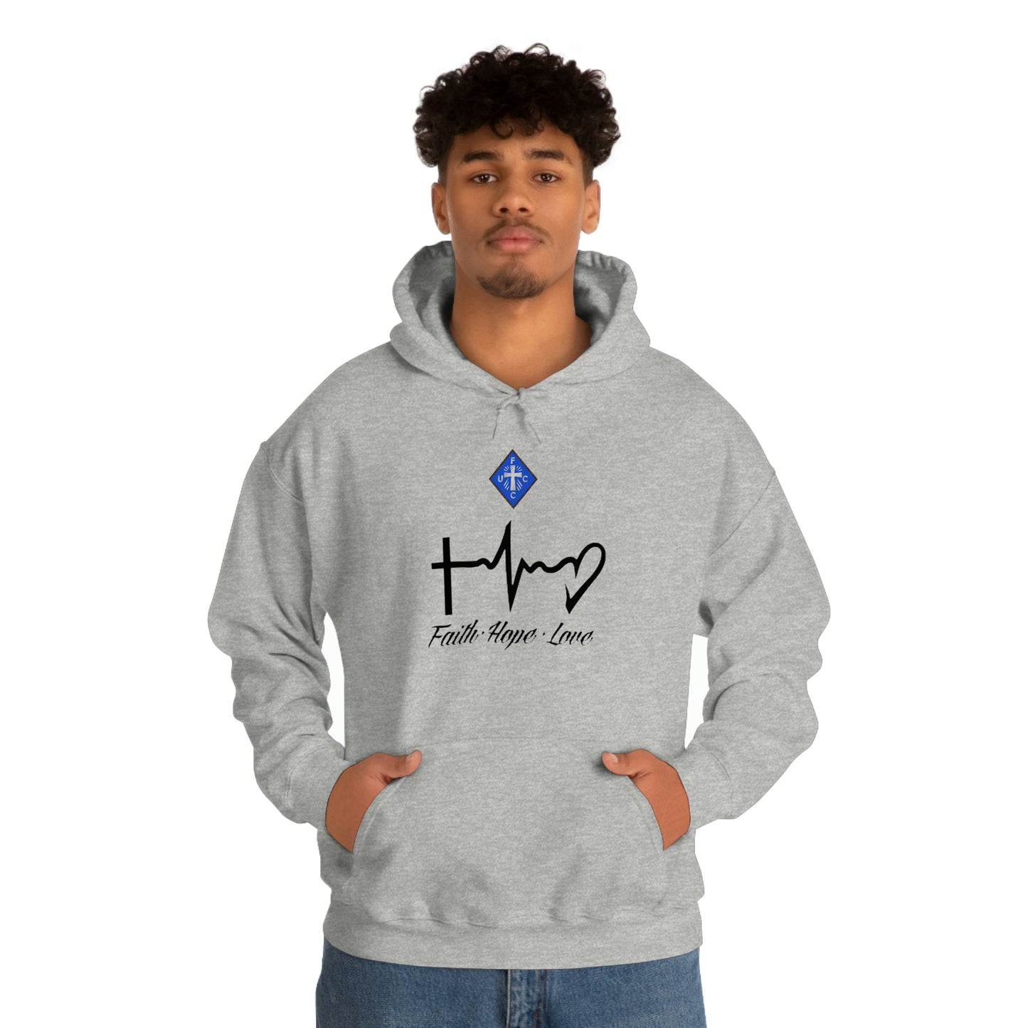 Ladies Faith-Hope-Love Hooded Sweatshirt