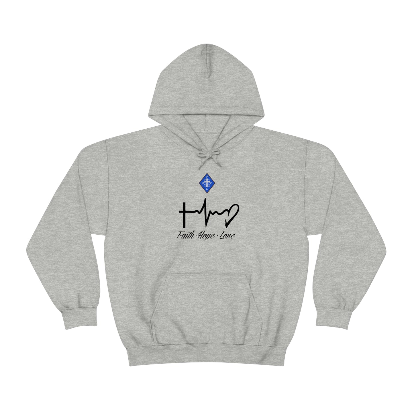Ladies Faith-Hope-Love Hooded Sweatshirt