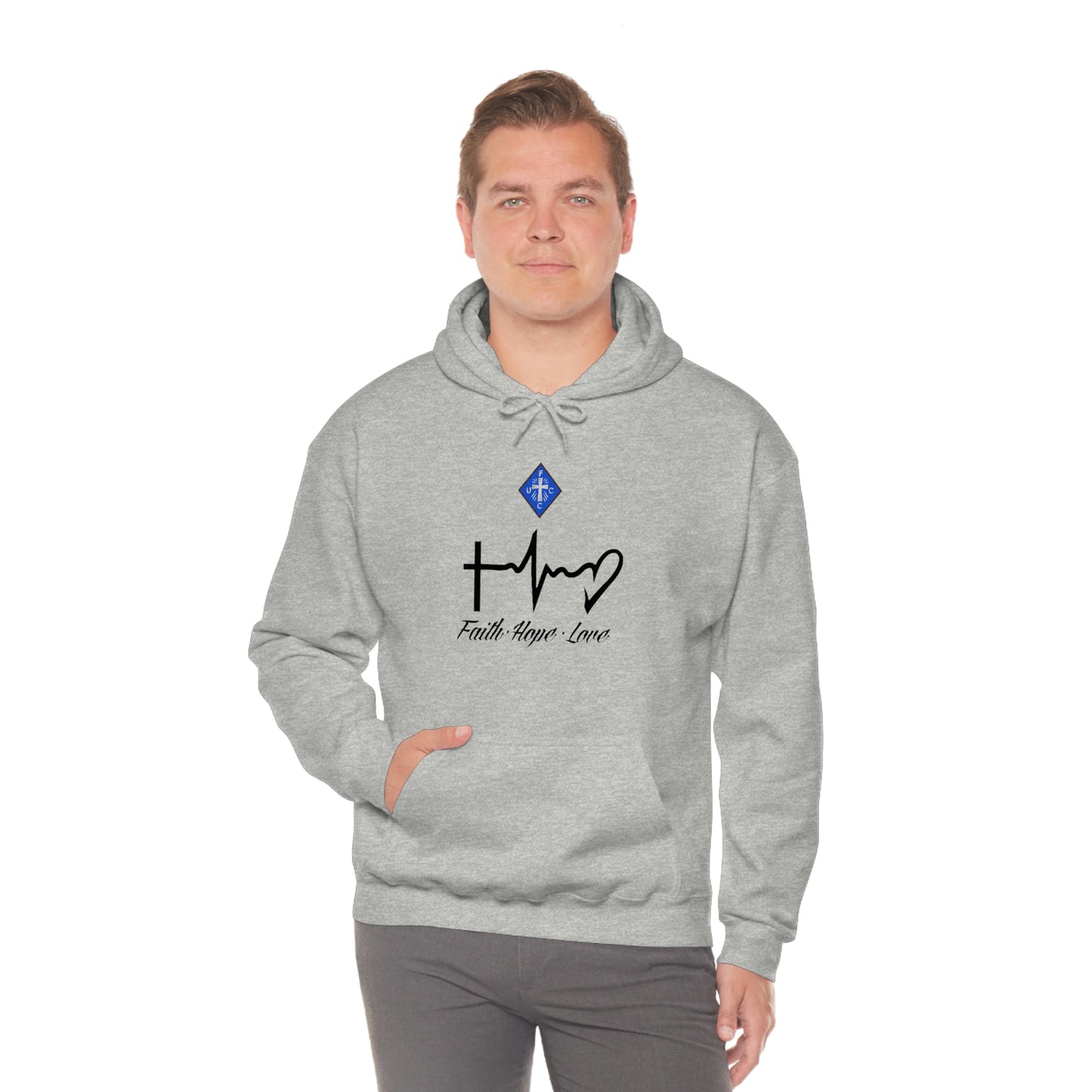 Ladies Faith-Hope-Love Hooded Sweatshirt