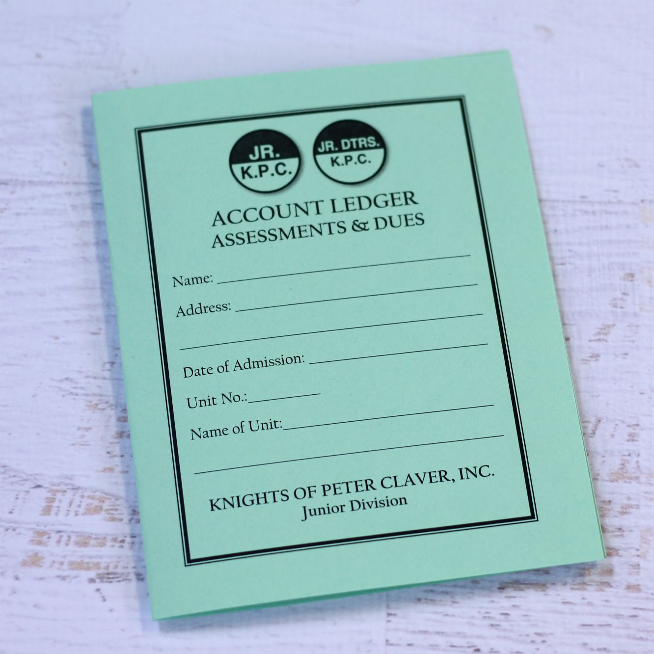 Jr Knights Assessment Book