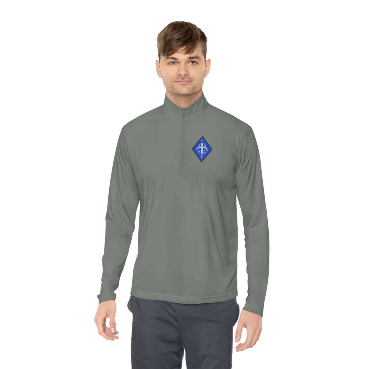 Ladies Unisex Quarter-Zip Pullover