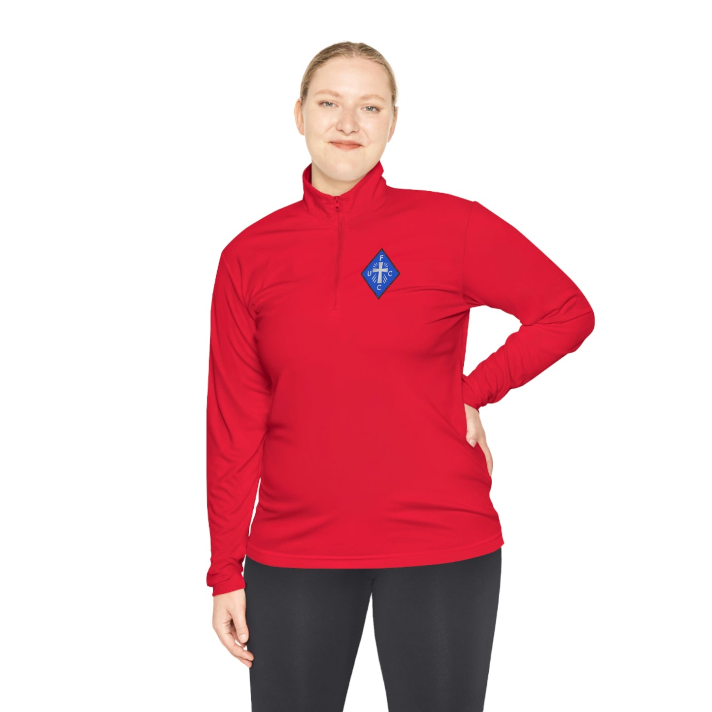 Ladies Unisex Quarter-Zip Pullover