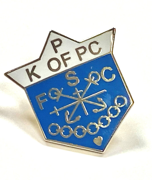 Knights Lapel Pin 1' Shield Not Sold On Line anymore Please order Knights Lapel Pin