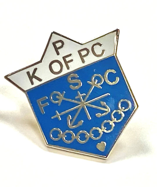 NEW! KPC Knights Lapel Pin 3/4 Inch Shield