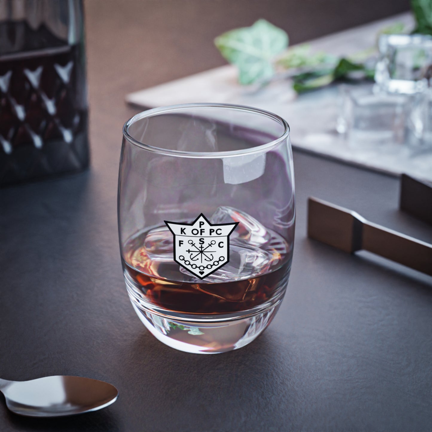 KPC Knights Whiskey Glass