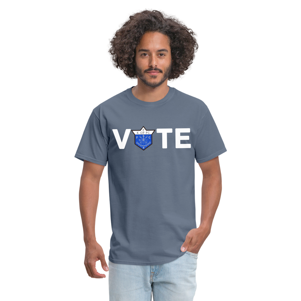 CLAVERS VOTE T-SHIRT - denim