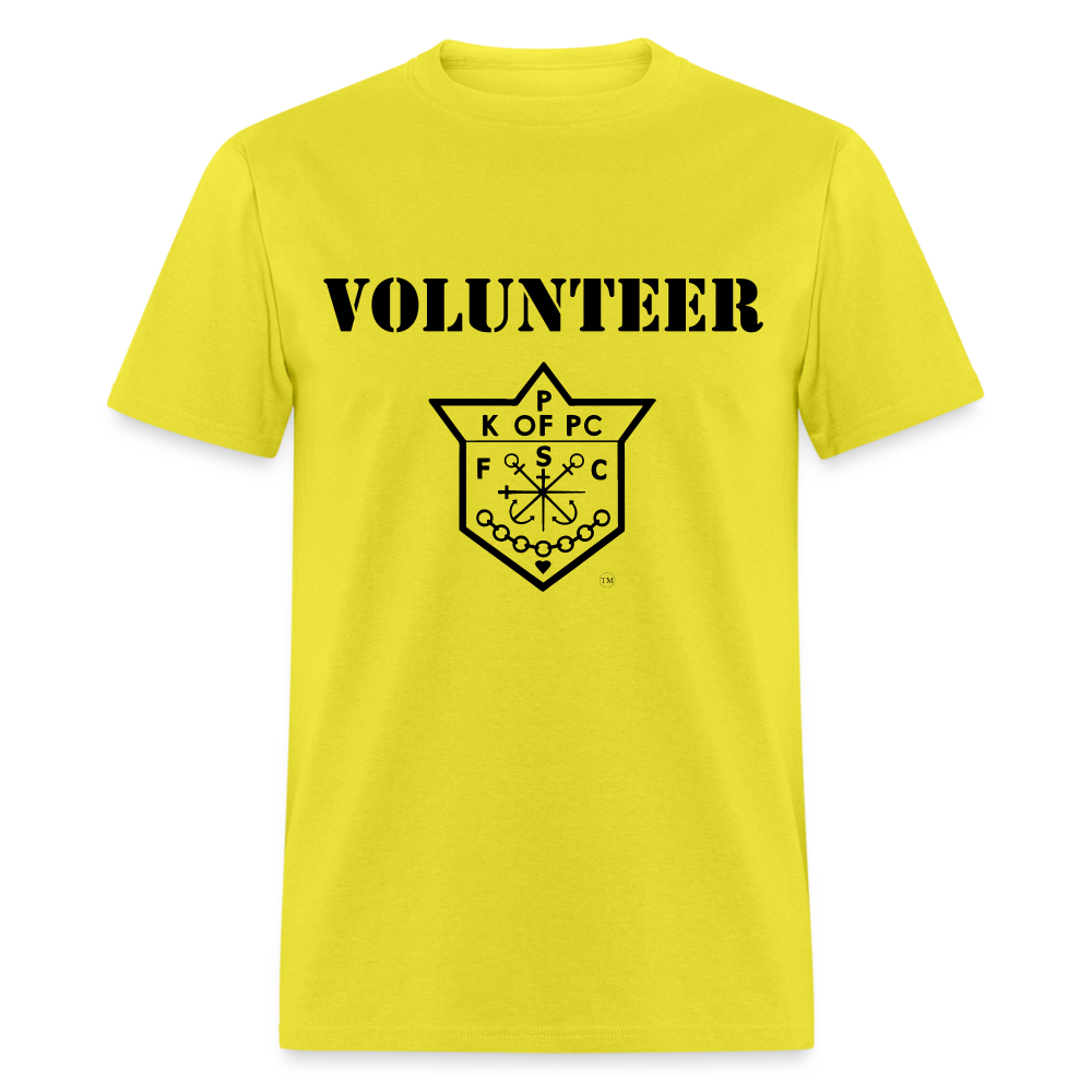 Knights Volunteer Shirt - yellow