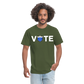 CLAVERS VOTE T-SHIRT - military green