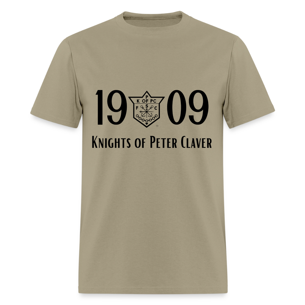 Knights 1909 w/ Black Writing - khaki