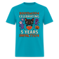 5 Years Adult - turquoise