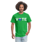 CLAVERS VOTE T-SHIRT - bright green