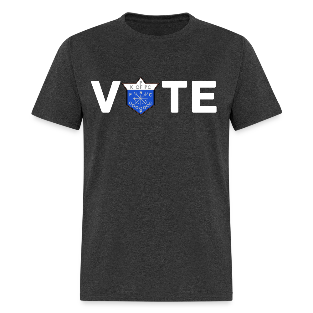 CLAVERS VOTE T-SHIRT - heather black