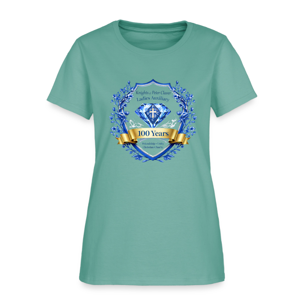 Centennial Logo Shirt - aquatic