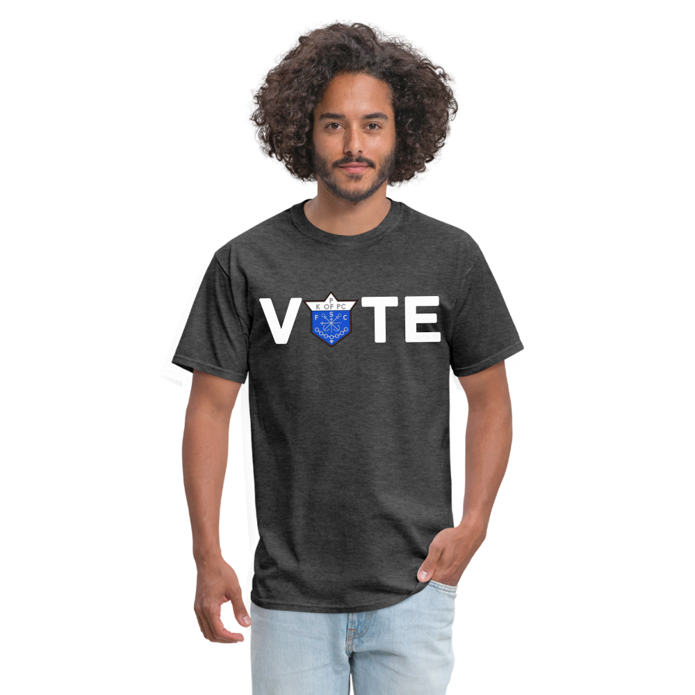 CLAVERS VOTE T-SHIRT - heather black