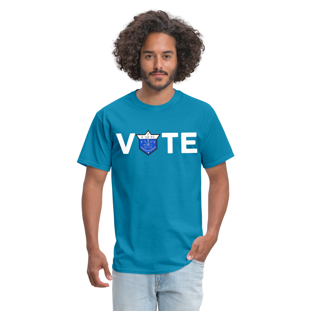 CLAVERS VOTE T-SHIRT - turquoise