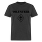 Ladies Volunteer Shirt - heather black