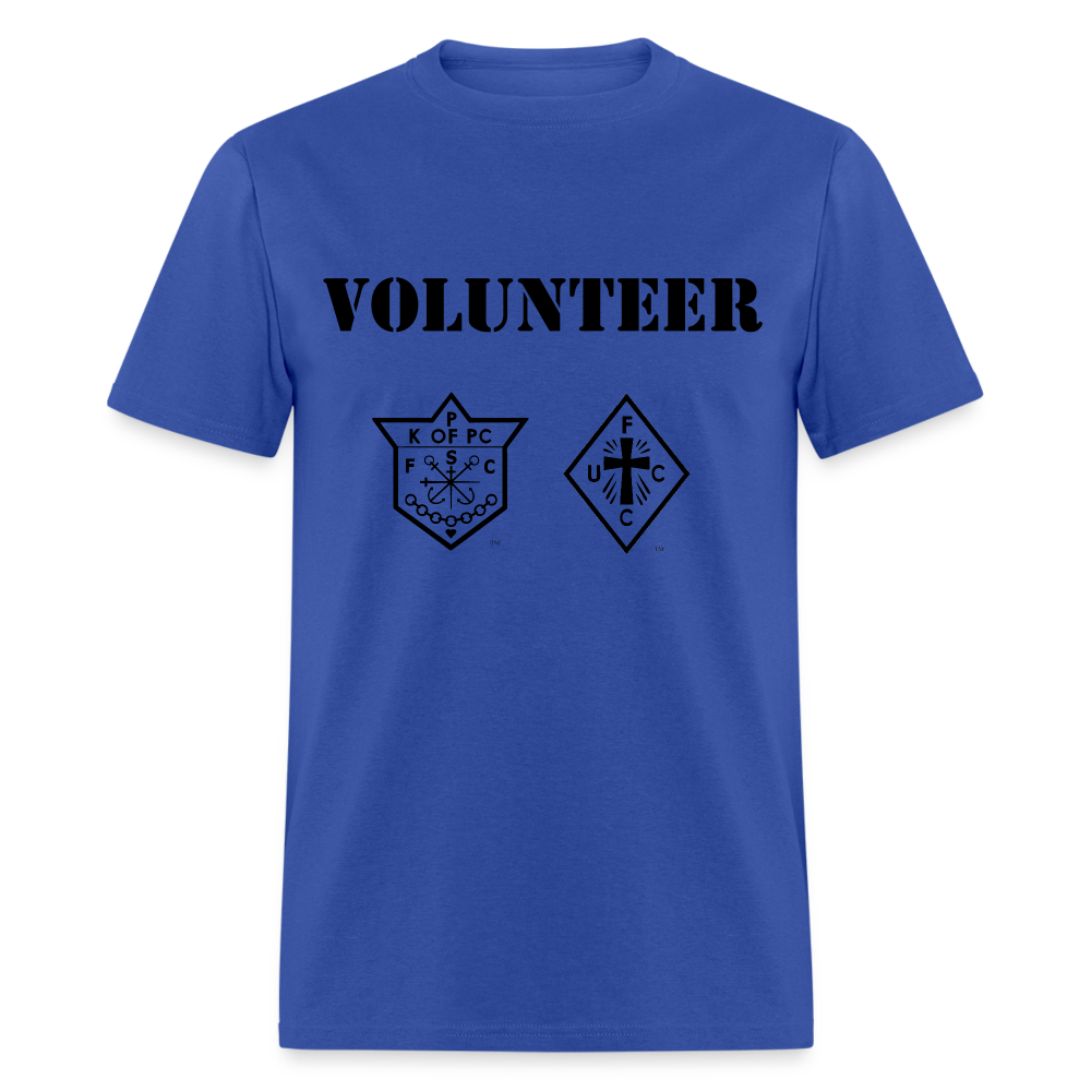 Volunteer Shirt - royal blue