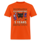 5 years adult - orange