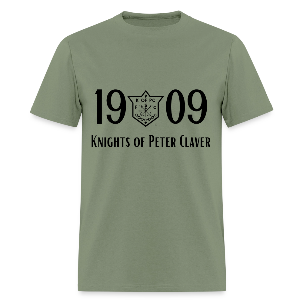 Knights 1909 w/ Black Writing - military green