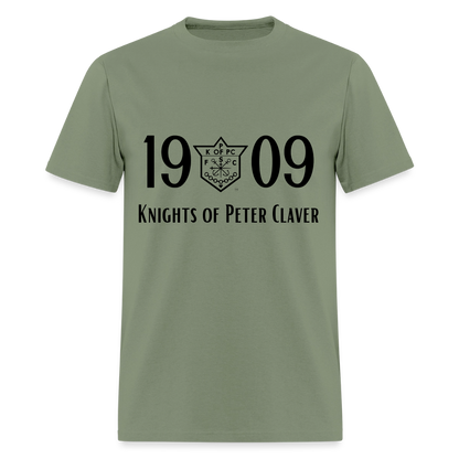 Knights 1909 w/ Black Writing - military green