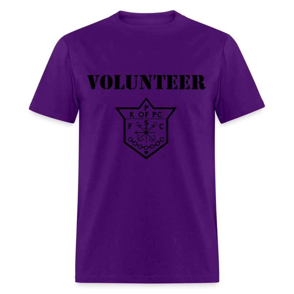 Knights Volunteer Shirt - purple