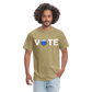 CLAVERS VOTE T-SHIRT - khaki