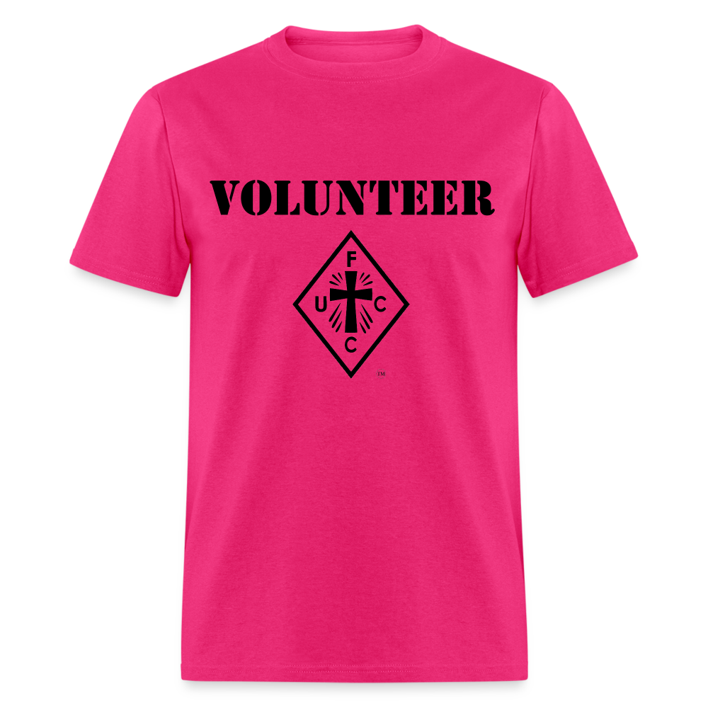 Ladies Volunteer Shirt - fuchsia