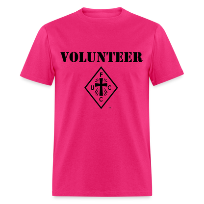 Ladies Volunteer Shirt - fuchsia