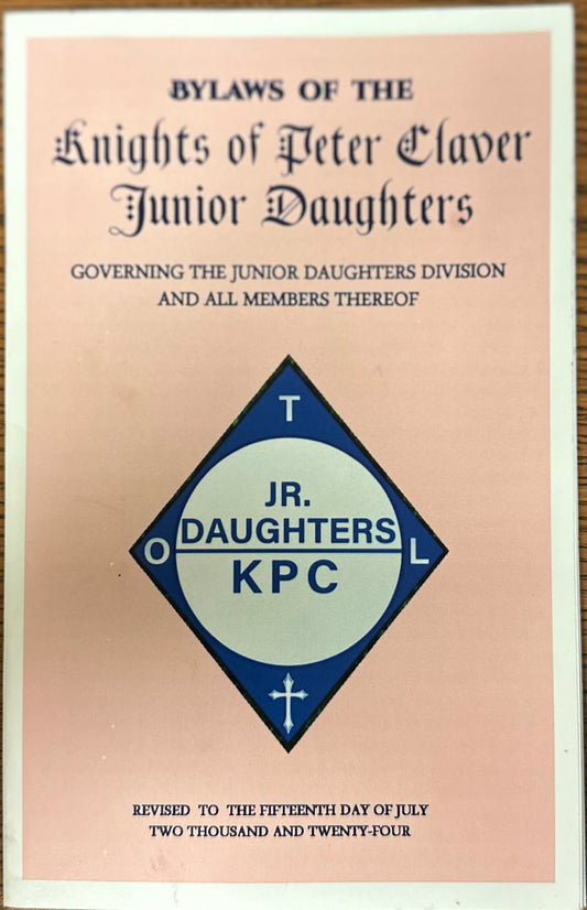 Revised Jr Dtrs Constitution/Handbook