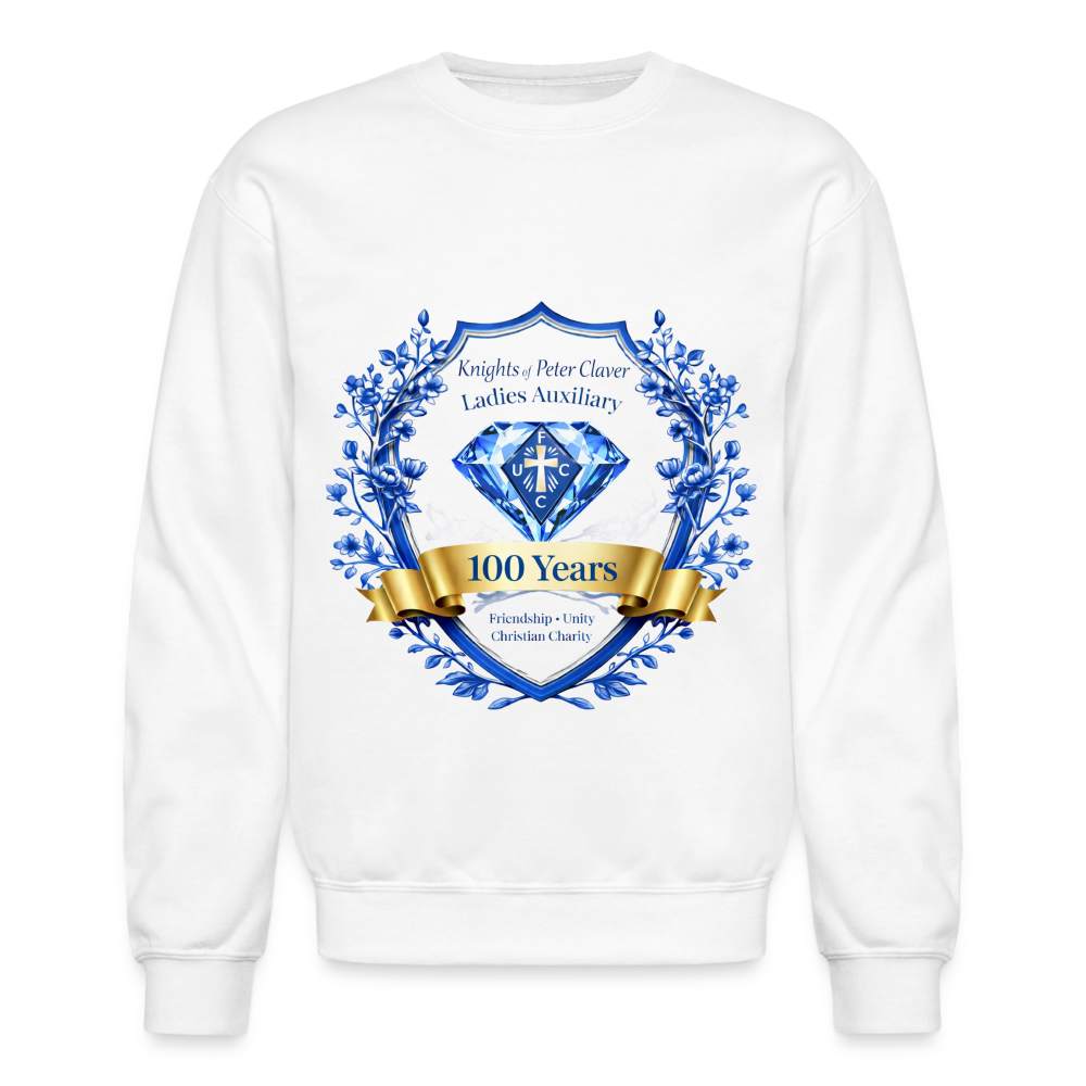 Centennial Crewneck Sweatshirt - white