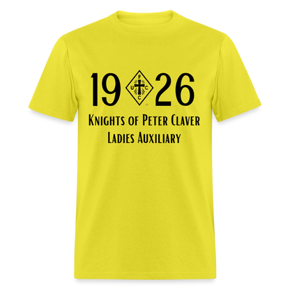 Ladies 1926 w/ Black Writing - yellow